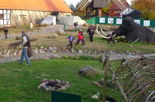 Из чего были сделаны дома паломников?