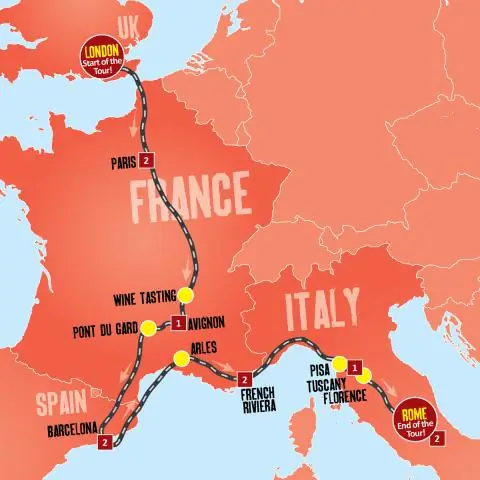 Как далеко Италия от Лондона на поезде?