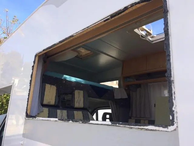 Как сделать термоусадочную пленку окно дома на колесах?