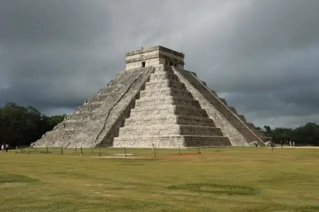 Какого цвета были храмы майя?