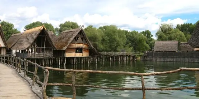 Из чего были построены дома таино?