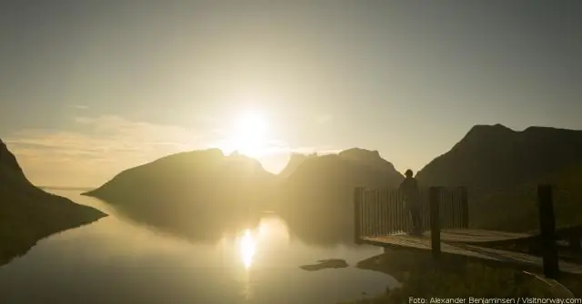 Летом в Норвегии темнеет?