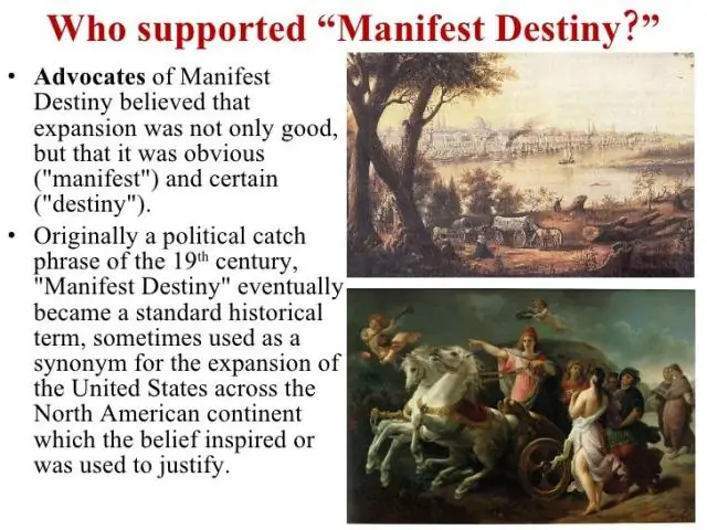 В чем идея Manifest Destiny?