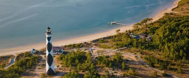 Какие формы рельефа в Северной Каролине?