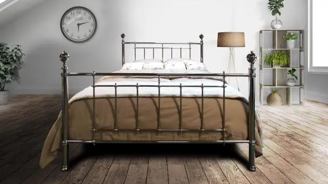 Какова высота стандартного металлического каркаса кровати?