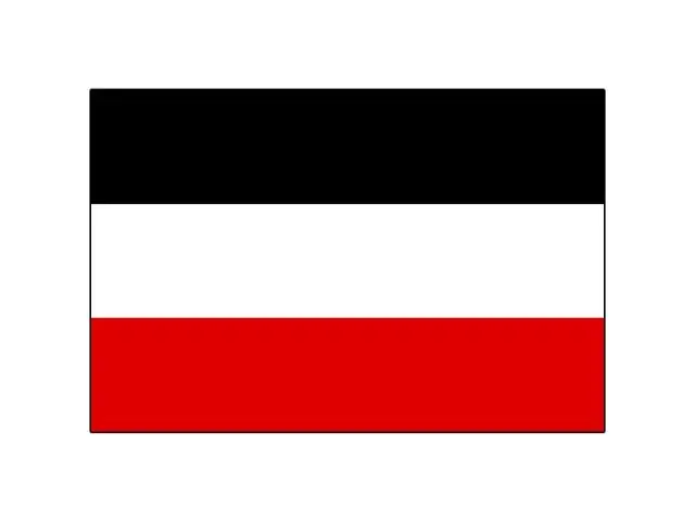 Какой флаг красный белый черный?