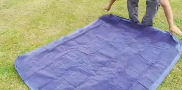 Как надуть надувной матрас Coleman?