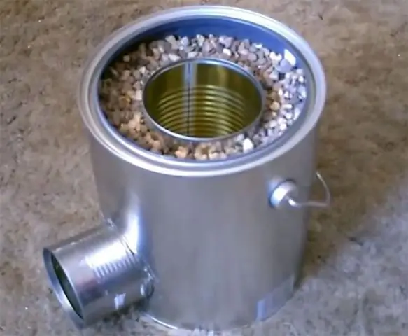 Как сделать из жестяной банки ракетную печь?