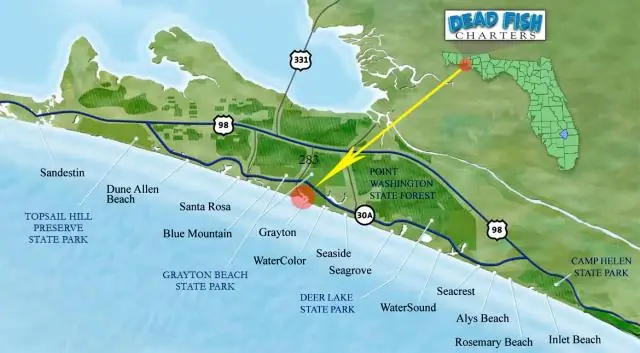 Как далеко Алис-Бич от Дестина?