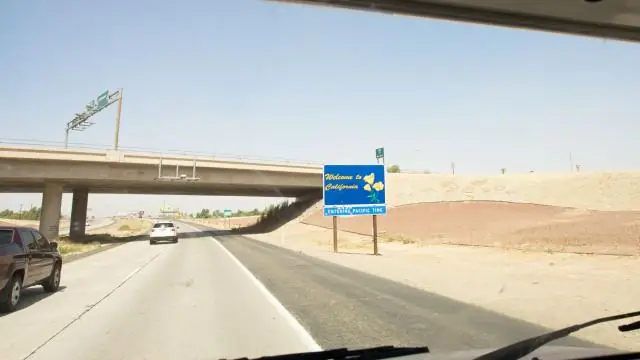 Какая железная дорога шла к востоку от Калифорнии?