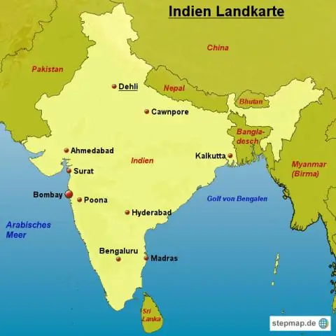 Какая страна находится между Бангладеш и Пакистаном?