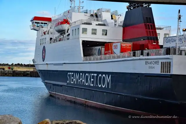 Откуда отправляется паром с острова Мэн?