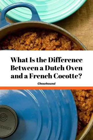 В чем разница между голландской духовкой и французской духовкой?