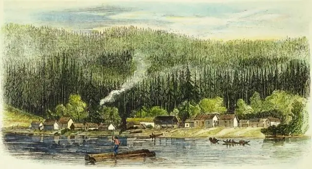 Какое было первое поселение в Орегоне?