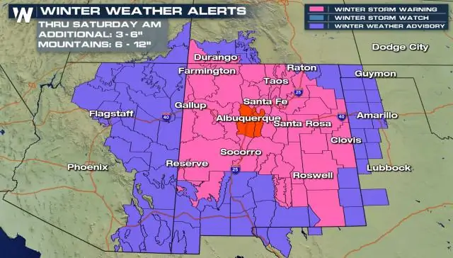 Какая погода в Нью-Мексико в январе?