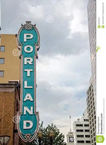 Где находится знаменитый знак Портленда?