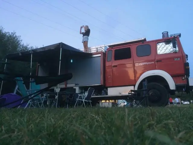 Как привязать грузовик-кемпер?