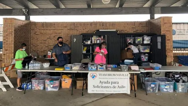 Как далеко Браунсвилл, штат Техас, от границы с Мексикой?