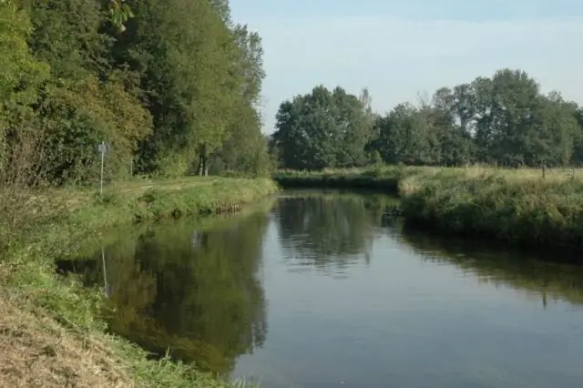 Что размывает внешнюю часть излучины реки, образуя ее?