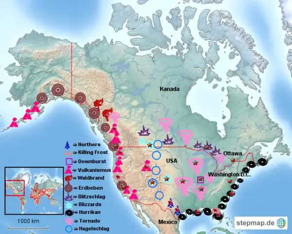 Какая область находится в Северной Америке?