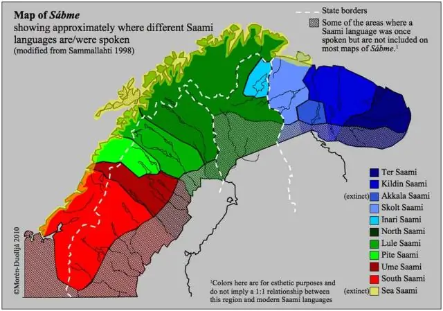 На каком языке говорят саамы?