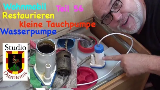 Как заправить водяной насос дорожного прицепа?