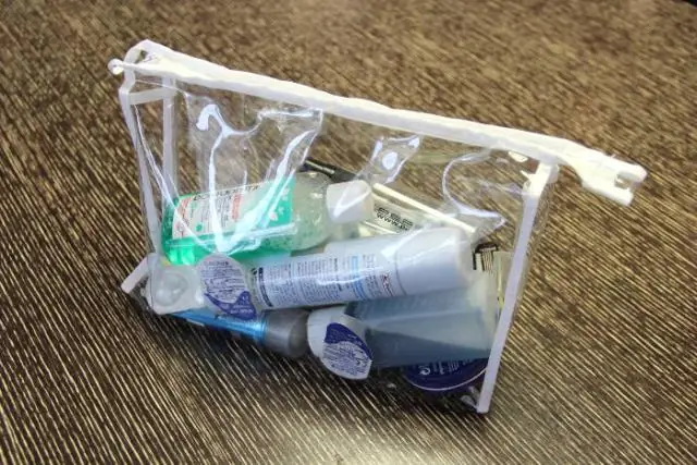 Как установить пакет с жидкостью?