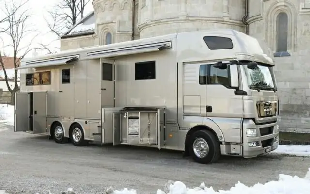 Как прикрепить грузовик к кемперу?