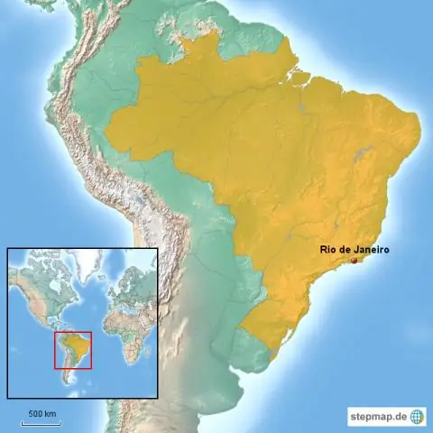 Каково относительное расположение Рио-де-Жанейро, Бразилия?