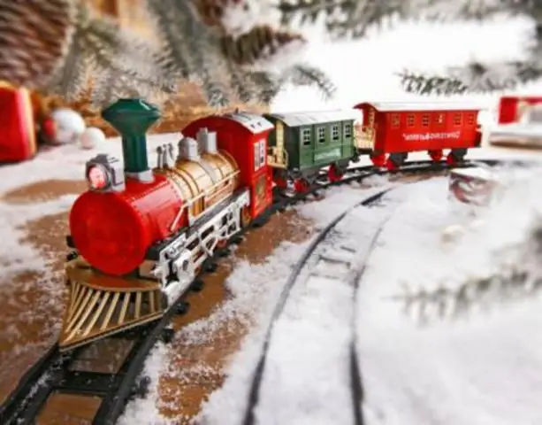 Где останавливается рождественский поезд?