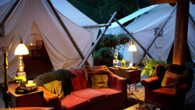 Что такое глэмпинг-палатка?