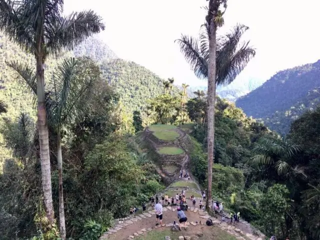 Насколько высока затерянный город Колумбия?