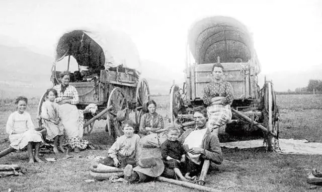 Сколько людей мигрировало по Орегонской тропе?