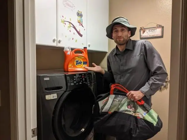 Можно ли ставить палатку в стиральную машину?