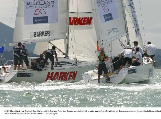 Баркер побеждает BMW Oracle